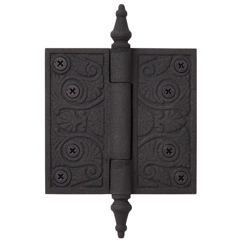 Signature Hardware Black Powder Coat 6-1/4 in. Residential Door Hinge 