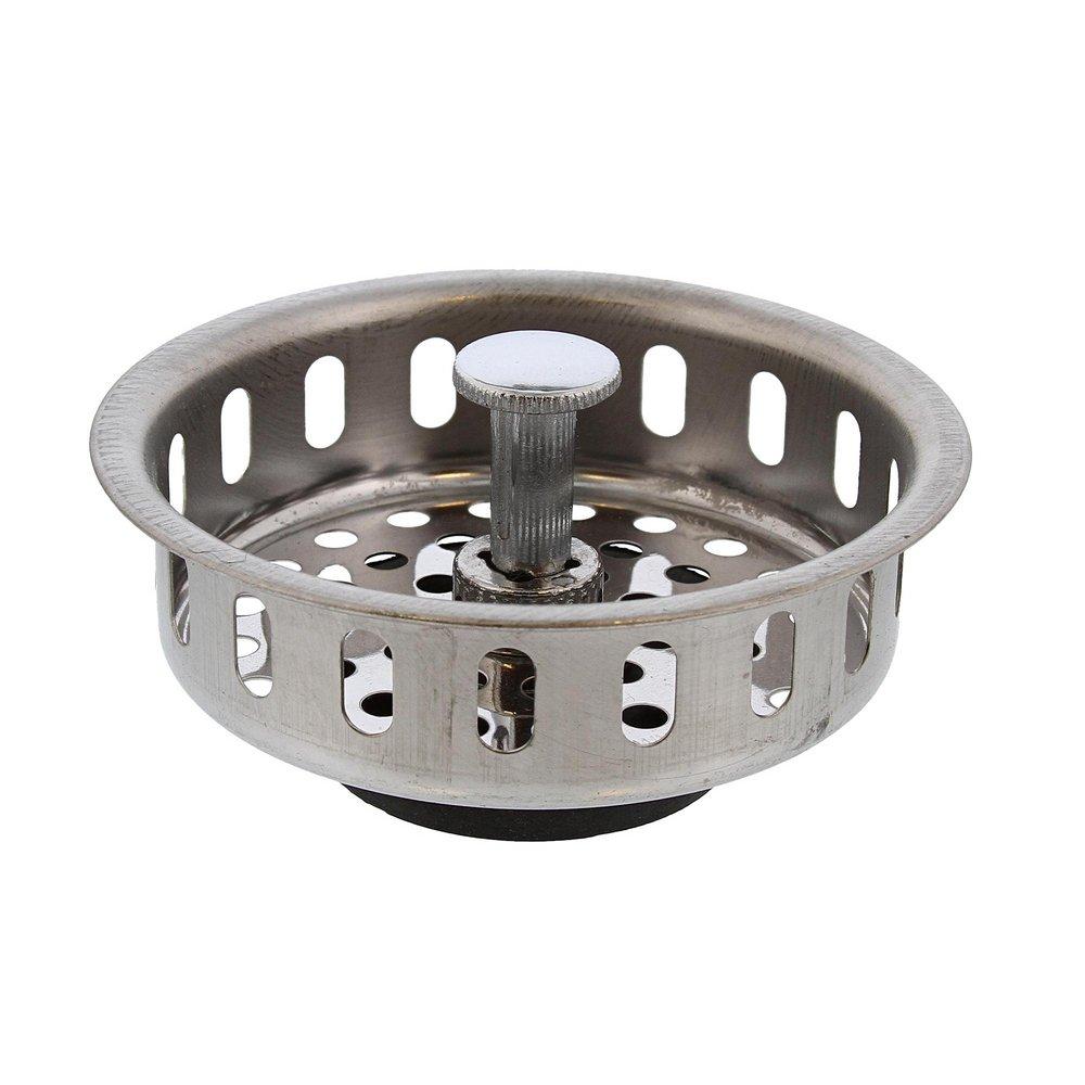 Jones Stephens Stainless Steel 3-3/8 in. Basket Strainer 