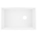 Signature Hardware White 30 x 18-7/8 in. Fireclay Single Bowl Farmhouse Kitchen Sink 
