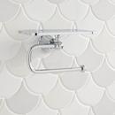Signature Hardware Chrome Wall Toilet Tissue Holder 