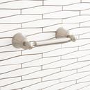 Signature Hardware Brushed Nickel Wall Toilet Tissue Holder 