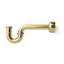 1-1/4 in. Brass P-Trap in Polished Brass