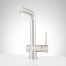 Single Handle Kitchen Faucet in Stainless Steel