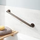Signature Hardware Oil Rubbed Bronze 24 in. Grab Bar 