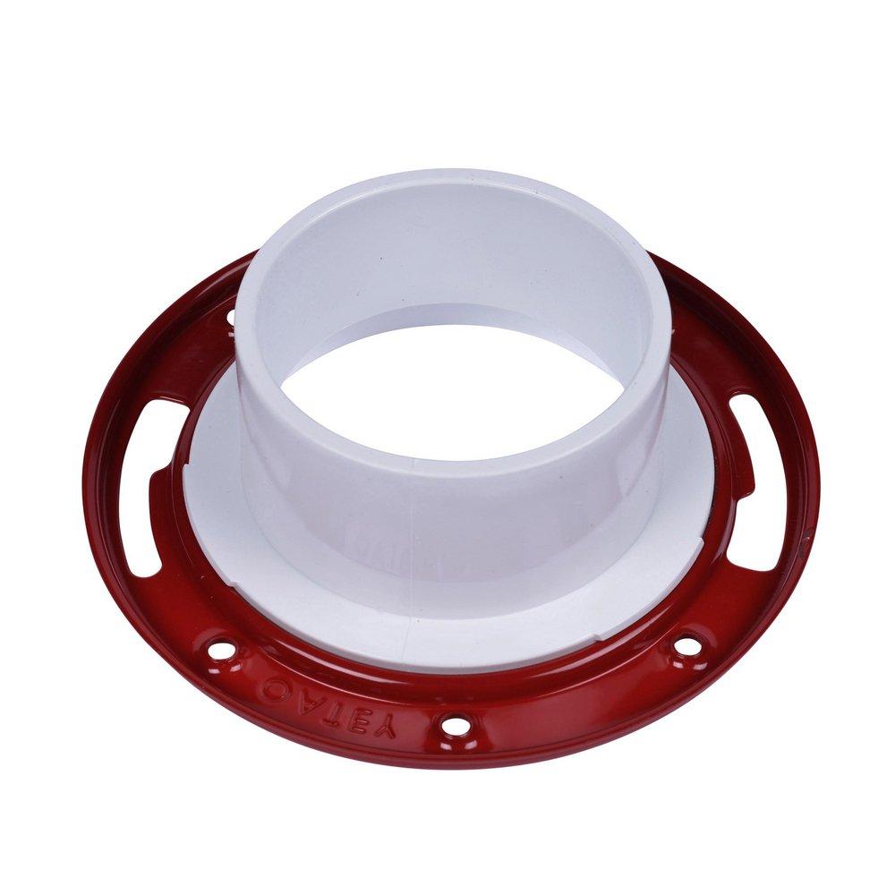 Oatey&reg; White 3 x 4 in. PVC Closet Flange with Ring 