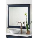 24 in. Rectangular Vanity Mirror in Vintage Navy Blue