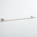 Signature Hardware Brushed Nickel 4-Piece Bathroom Accessory Set 