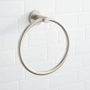 Signature Hardware Brushed Nickel 4-Piece Bathroom Accessory Set 