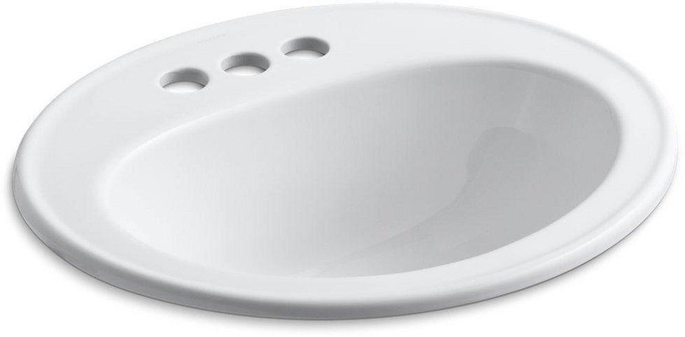 KOHLER White Drop-in Basin 