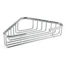 Signature Hardware Chrome 6 in. Corner Shower Basket 
