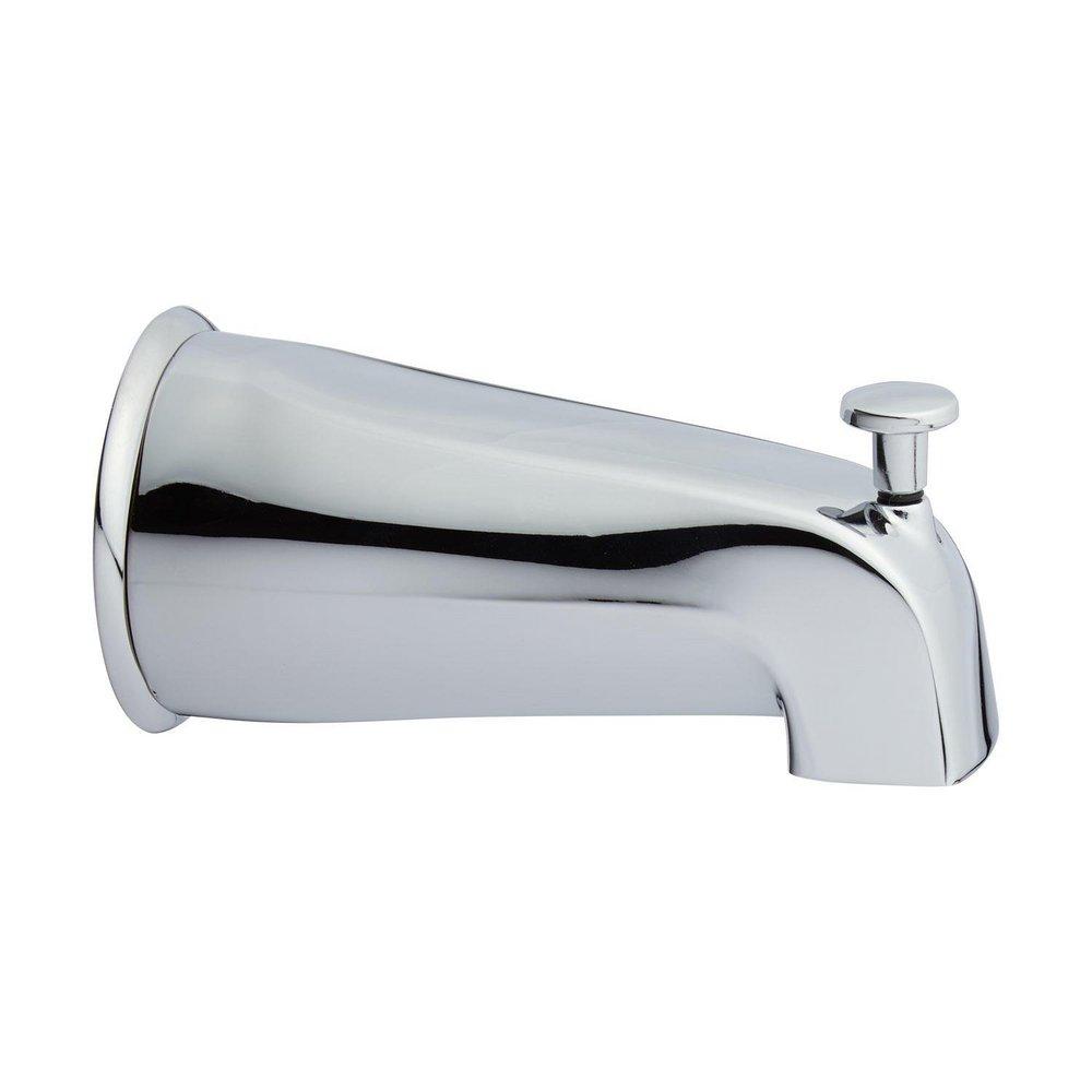 Signature Hardware Chrome Brass Tub Spout 