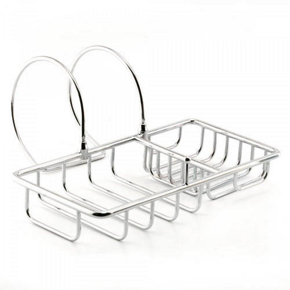 Signature Hardware Chrome Tub Caddy 