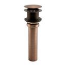 Signature Hardware Oil Rubbed Bronze Brass Toe-Tap Drain 