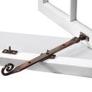 Signature Hardware Oil Rubbed Bronze 10 in. Brass Window Stay 