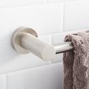 Signature Hardware Brushed Nickel 28 in. Towel Bar 