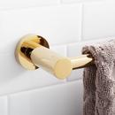 Signature Hardware Polished Brass 24 in. Towel Bar 
