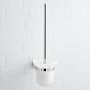 Signature Hardware Chrome 15 in. Toilet Brush Holder 