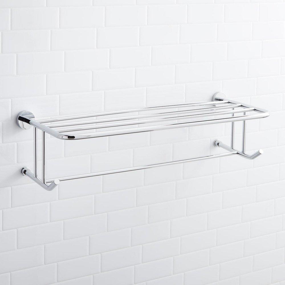 Signature Hardware Polished Chrome 24-1/8 in. Towel Holder 