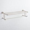 Signature Hardware Brushed Nickel 24-1/8 in. Towel Holder 