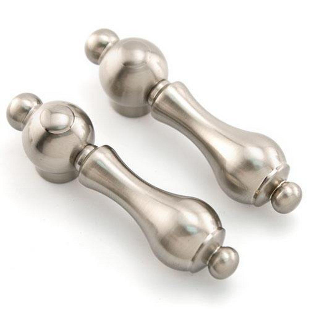 Signature Hardware Brushed Nickel 3-3/8 in. Brass Handle 