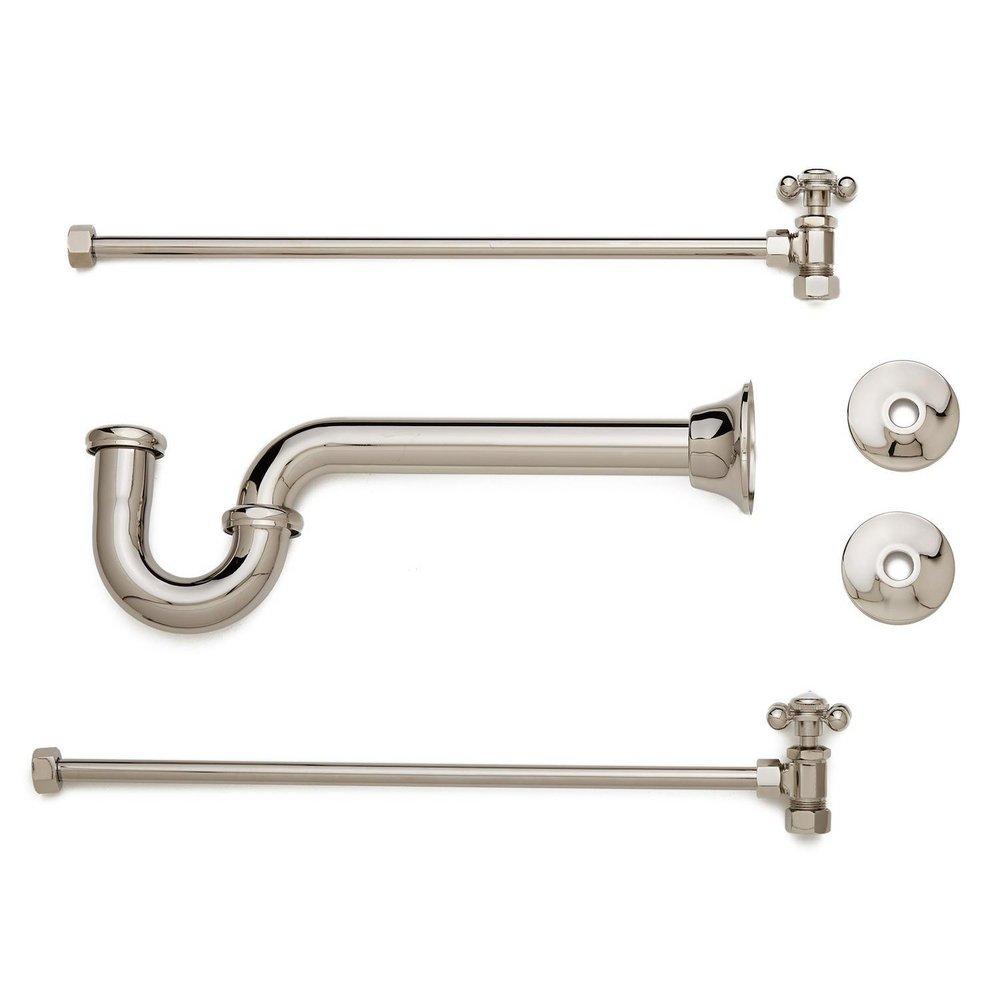 Signature Hardware Chrome Bathroom Trim Kit 