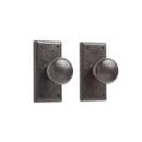 5 in. Bronze Dummy Knob Set in Dark Bronze