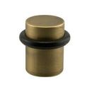 Signature Hardware Antique Brass 1-1/2 in. Brass Floor Mounted Door Stop 