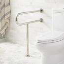 Signature Hardware Polished Stainless Steel PICKENS U-SHAPE GRAB BAR WITH LEG S 