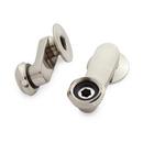 Signature Hardware Brushed Nickel 3 in. Swing Arm Coupler 