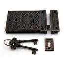 Signature Hardware Oil Rubbed Bronze Brass Rim Lock Set Left Hand 