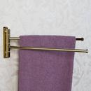 Double Towel Bar in Polished Brass