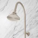 Signature Hardware Brushed Nickel Exposed Pipe Shower with Hand Shower 