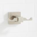 Double Robe Hook in Brushed Nickel