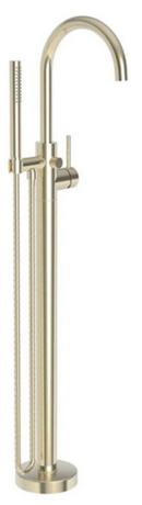 Single Handle Lever Floor Mount Filler in French Gold - PVD