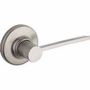 Passage Lever in Satin Chrome