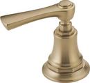 Widespread Bathroom and Bidet Faucet Lever Handle Kit in Luxe Gold