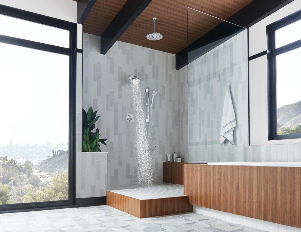 Brizo Chrome Single Handle Bathtub & Shower Faucet (Trim Only) 