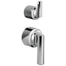 Pressure Balance Valve with Integrated Diverter Trim Lever Handle in Chrome