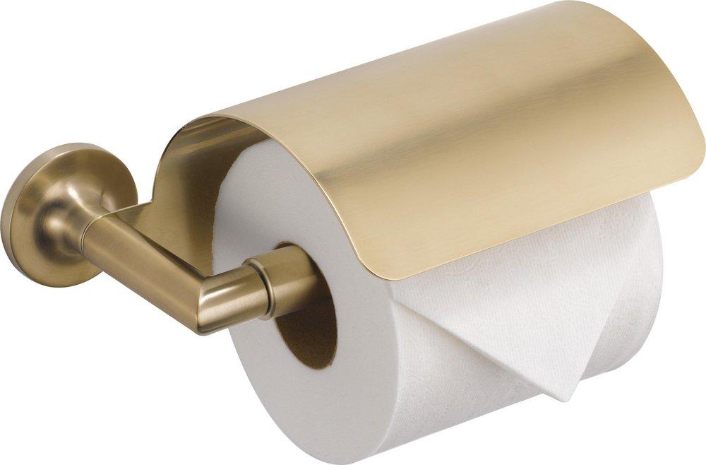 Brizo Luxe Gold Wall Mount Toilet Tissue Holder 