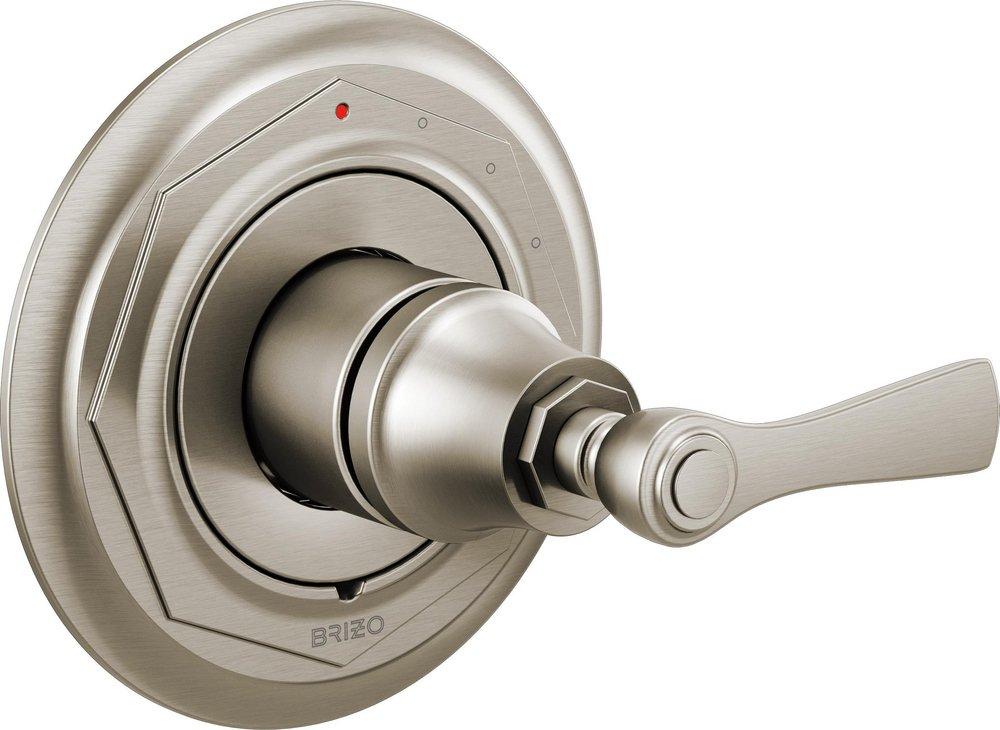 Brizo Luxe Nickel Single Handle Bathtub & Shower Faucet (Trim Only) 