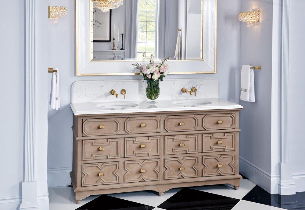 Brizo Luxe Gold 1-7/16 in. Drawer Pull in Chrome 