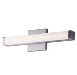 12W 1-Light Integrated LED Vanity Fixture in Satin Nickel