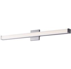 36" 24W 1-Light Integrated LED Vanity Fixture in Satin Nickel