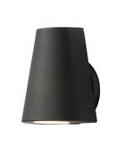 6W 1-Light Integrated LED Outdoor Wall Sconce in Black