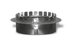 4 in. Galvanized Steel Starting Collar in Round Duct