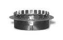 Galvanized Steel Starting Collar in Round Duct 