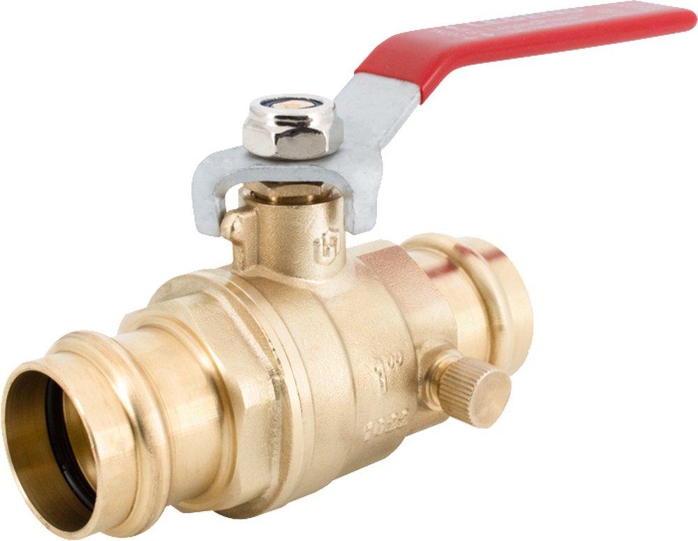 Legend Valve & Fitting Forged Brass, Plastic Full Port Press 250# Ball Valve 