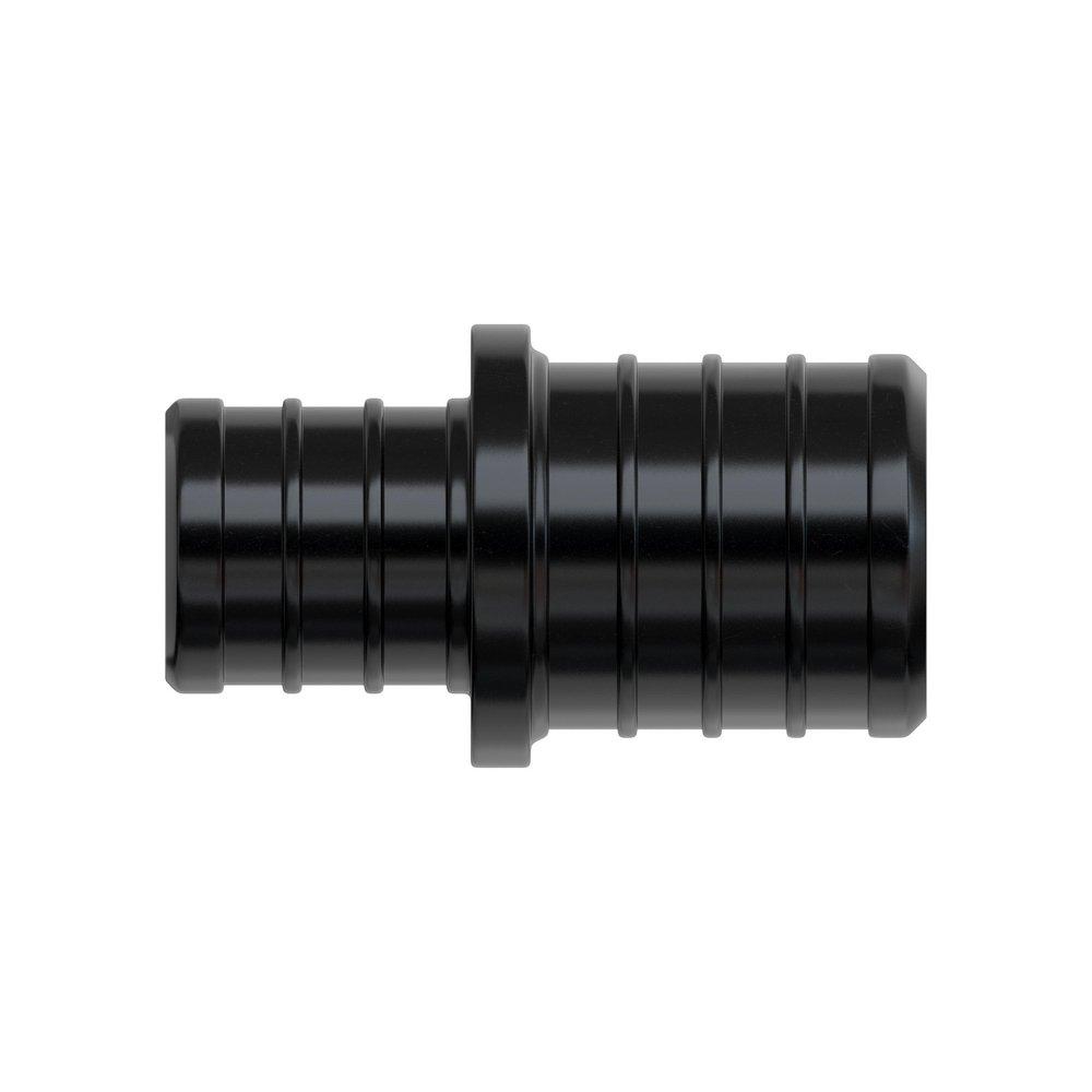 Jones Stephens Black Plastic PEX Crimp Coupling 