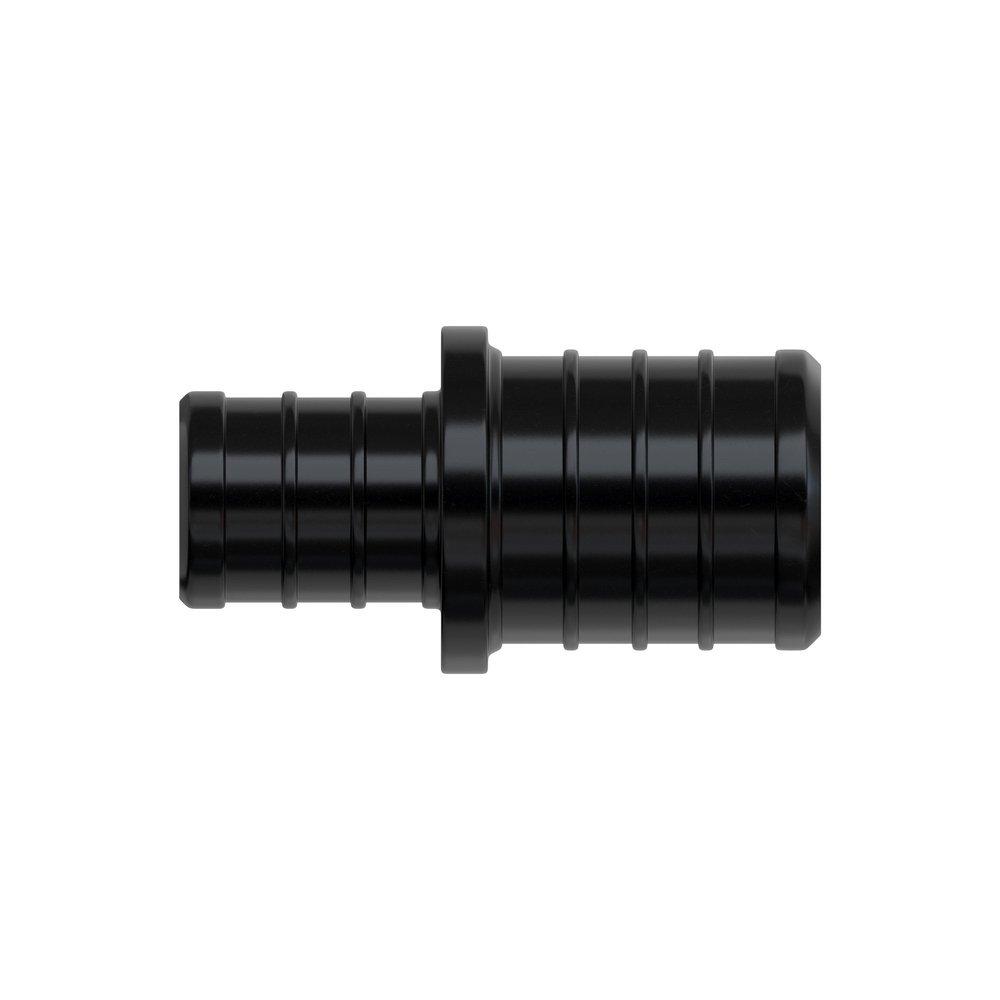 Jones Stephens Black Plastic PEX Crimp Coupling 