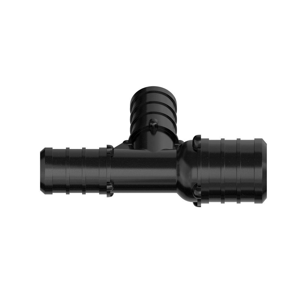 Jones Stephens Black Plastic PEX Crimp Tee 